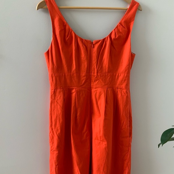 J. Crew - Superb Vivid orange dress  - EUC - Picture 3 of 5